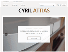 Tablet Screenshot of cyrilattias.com